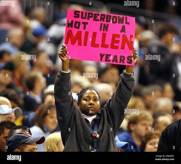 Superbowl Not in a Millen Years — Detroit fan protest